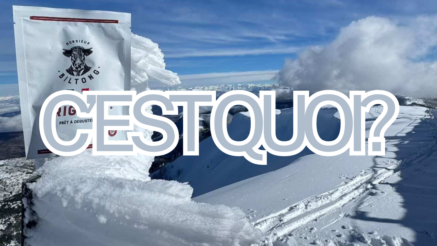 Mais qu'est ce que le biltong ?