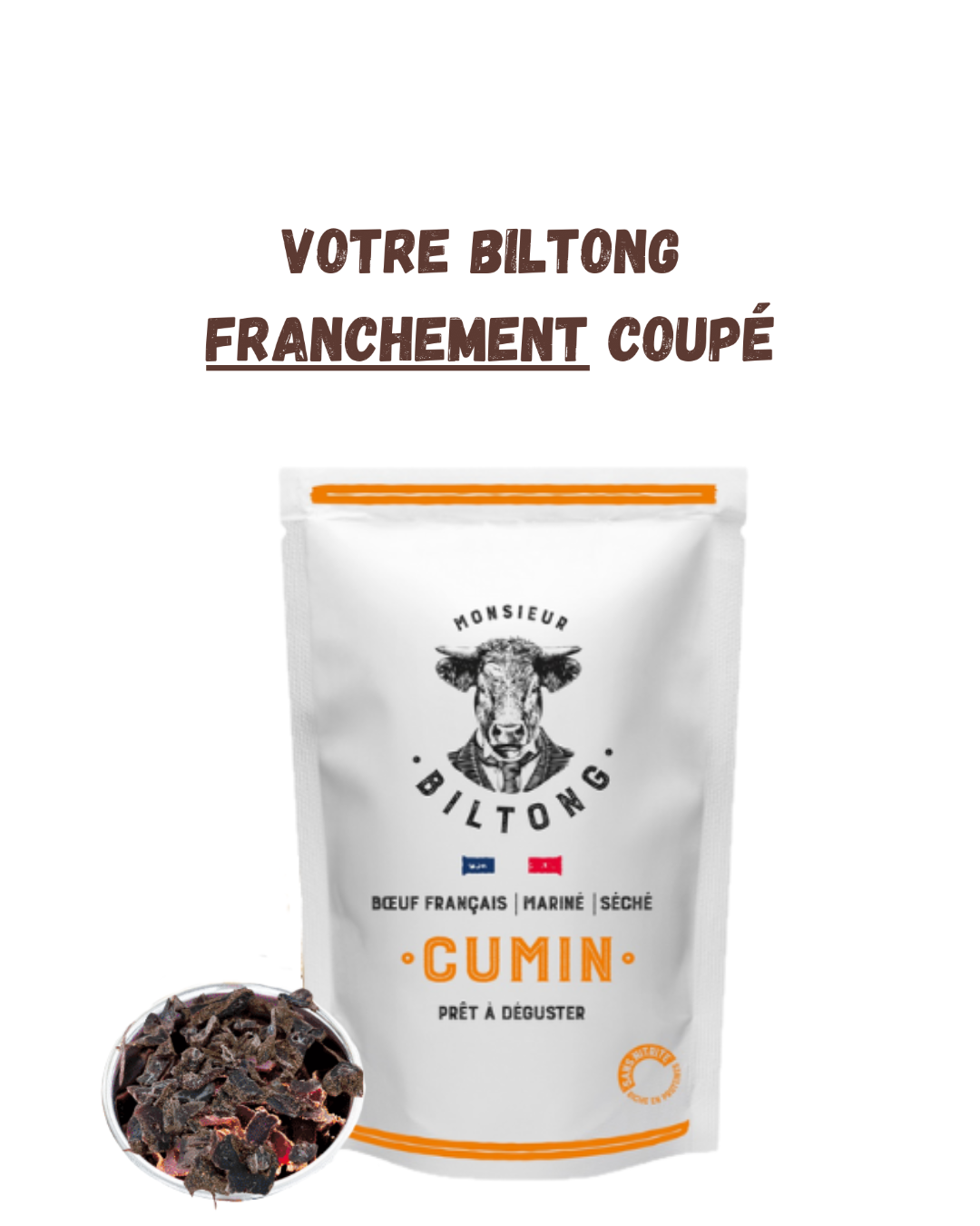 
                  
                    Biltong édition franchement coupé
                  
                