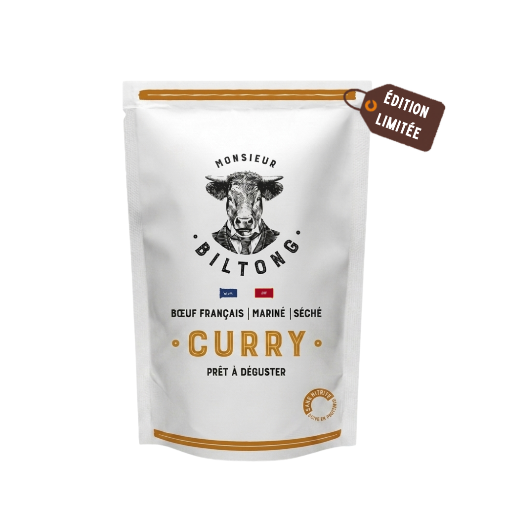 
                  
                    Biltong au Curry - Edition limitée
                  
                