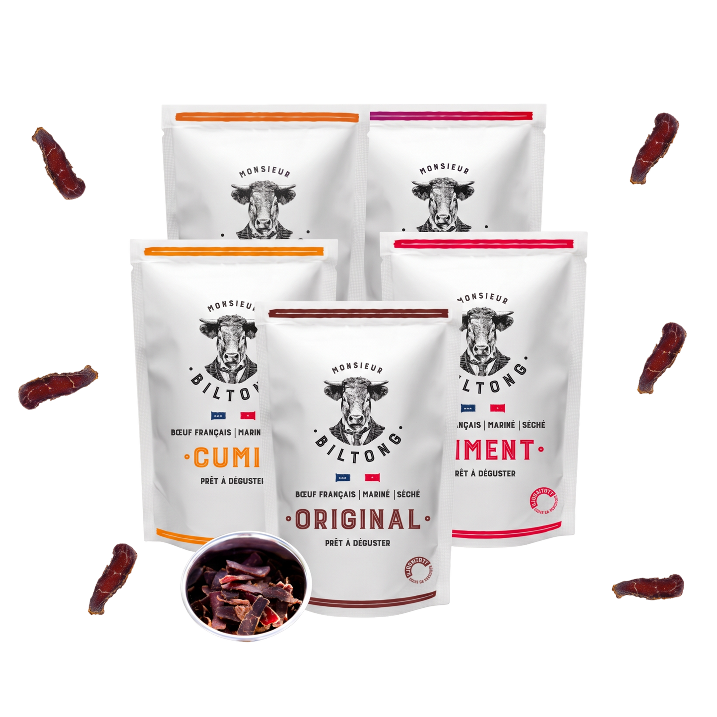 
                  
                    Pack découverte du biltong avec 5 saveurs
                  
                