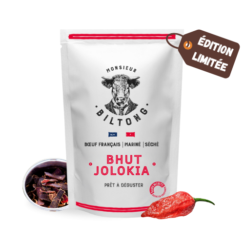 
                  
                    Biltong au Bhut Jolokia
                  
                