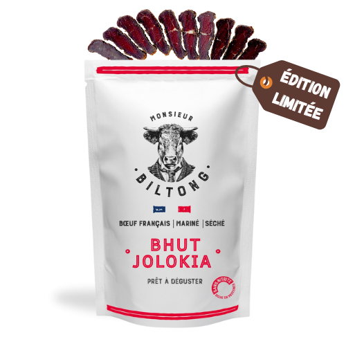 
                  
                    Biltong au Bhut Jolokia
                  
                