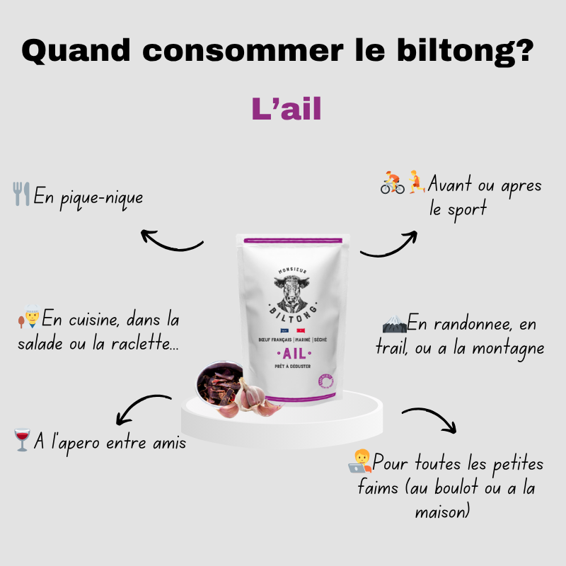 
                  
                    Biltong à l'ail
                  
                