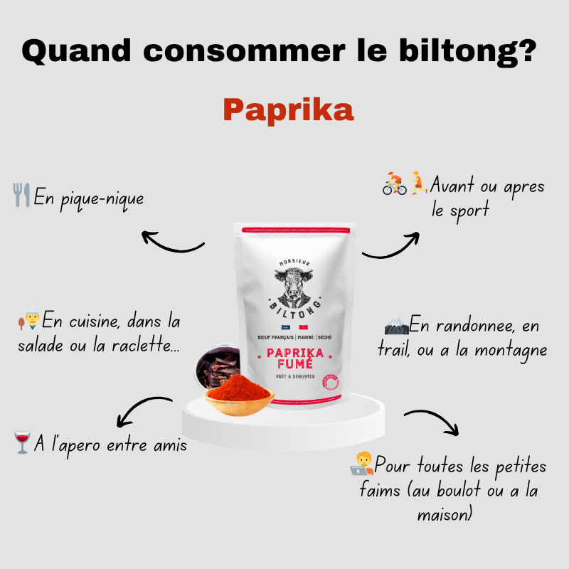 
                  
                    Biltong au Paprika fumé
                  
                