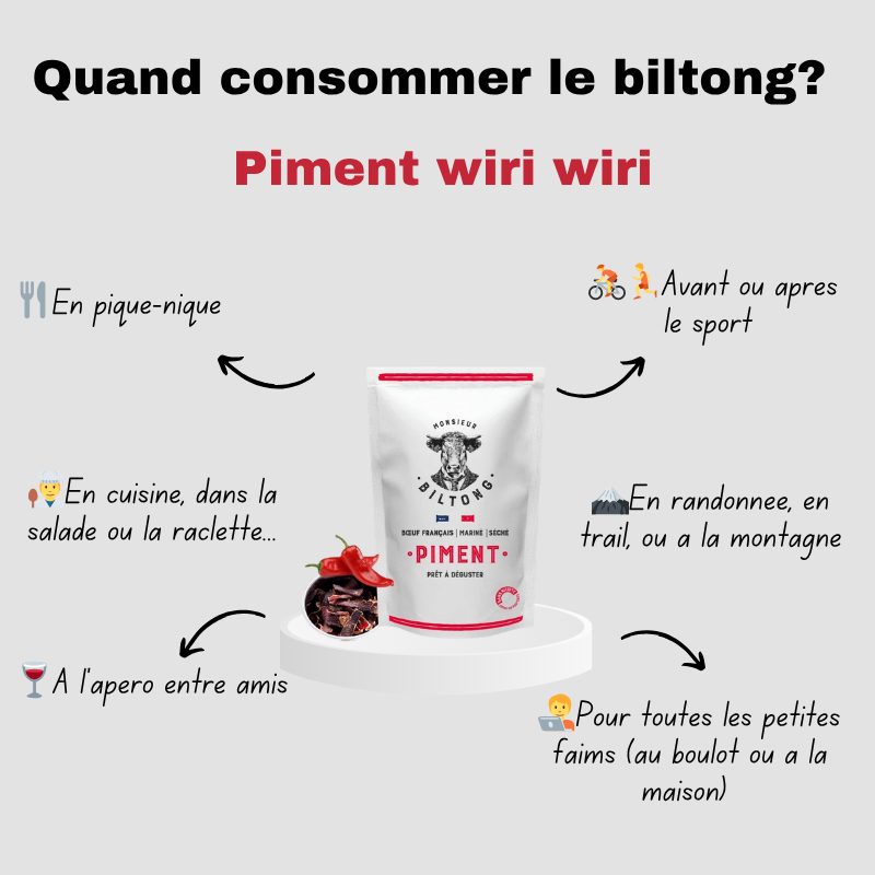 
                  
                    Biltong au piment Wiri
                  
                